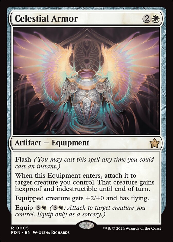 Celestial Armor — Foundations #5 (Foil)