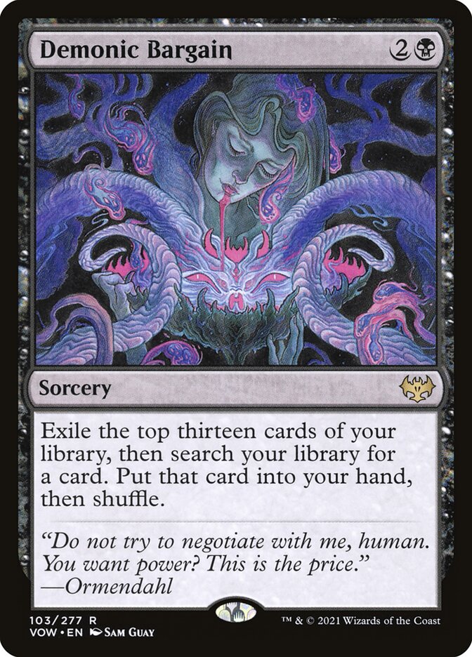 Demonic Bargain — Innistrad: Crimson Vow #103