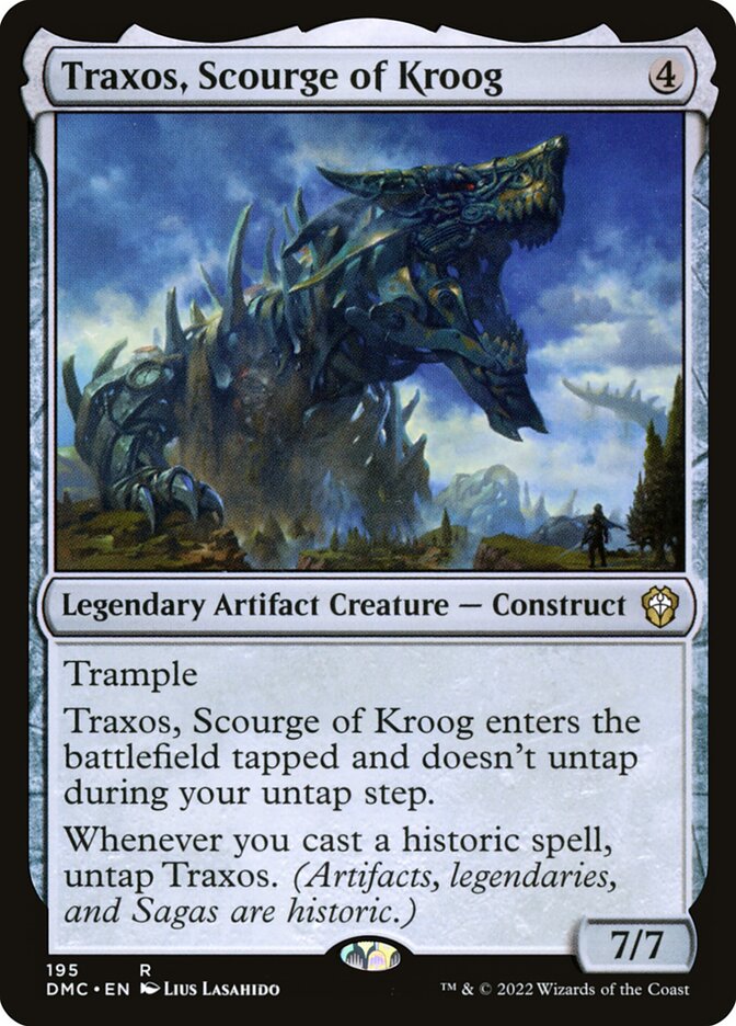 Traxos, Scourge of Kroog — Dominaria United Commander #195