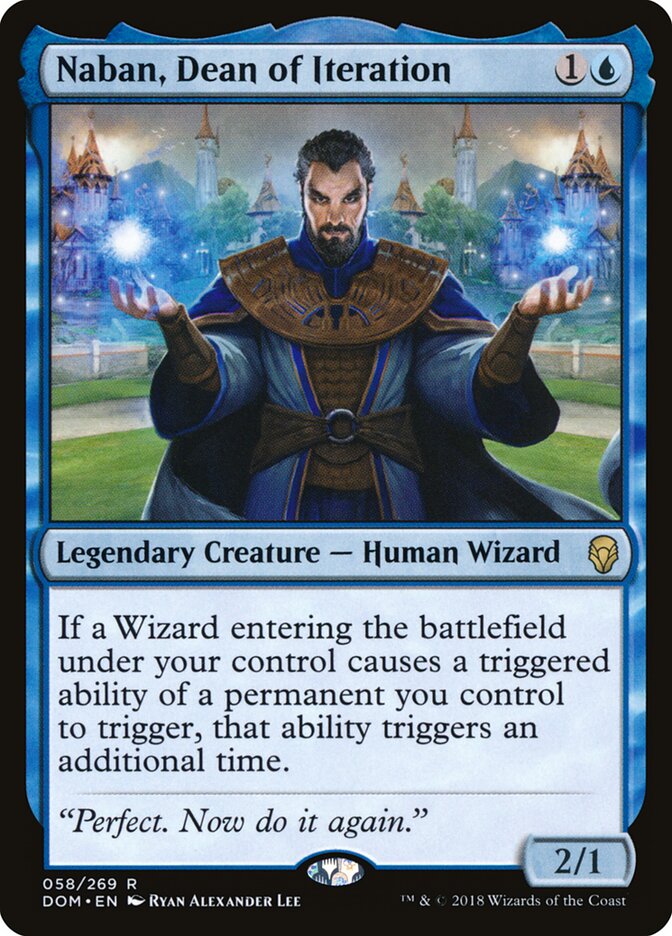 Naban, Dean of Iteration — Dominaria #58