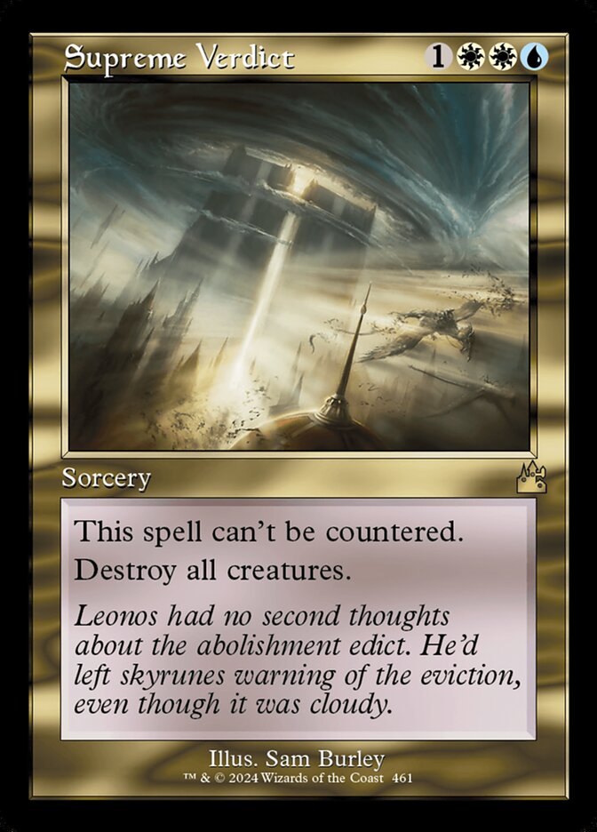 Supreme Verdict — Ravnica Remastered #461 (Foil)