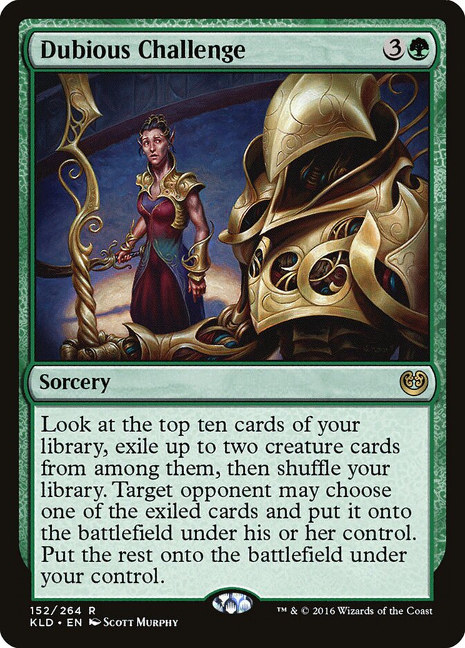Dubious Challenge — Kaladesh #152