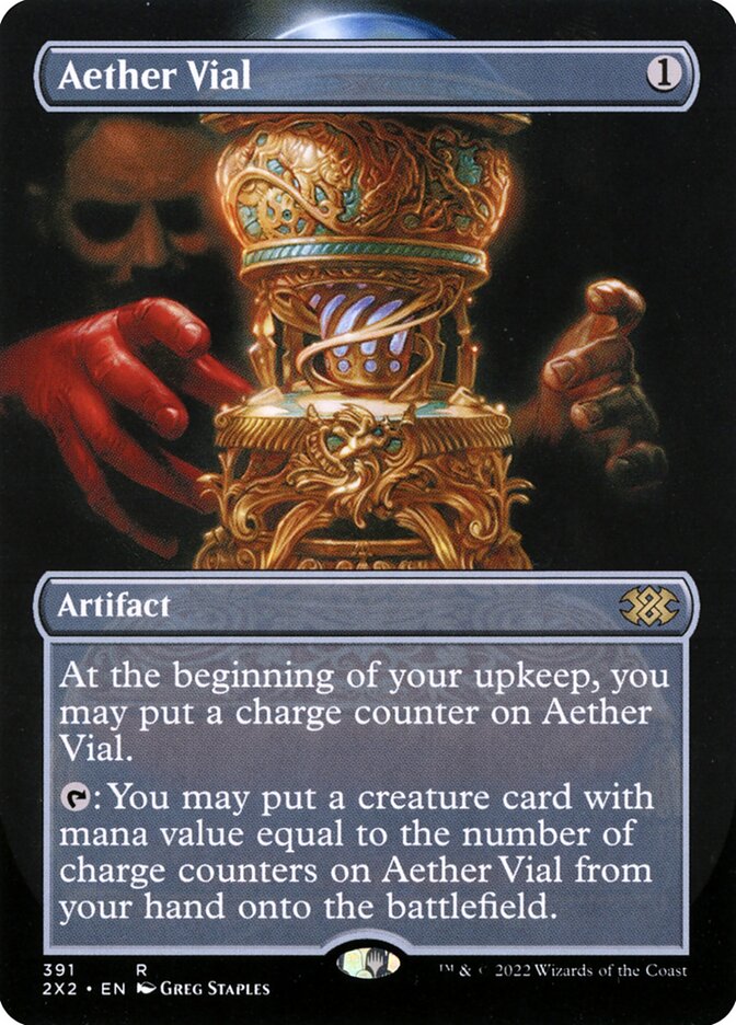 Aether Vial — Double Masters 2022 #391 (Foil)