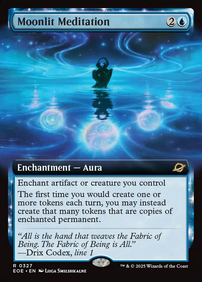 Moonlit Meditation — Edge of Eternities #327 (Foil)