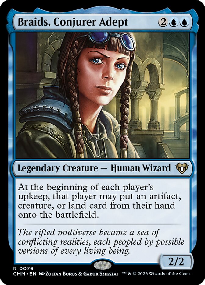 Braids, Conjurer Adept — Commander Masters #76