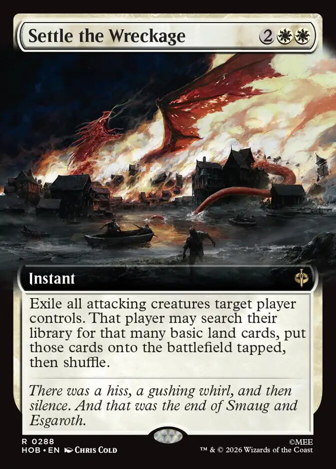 Settle the Wreckage — The Hobbit #288 (Foil)