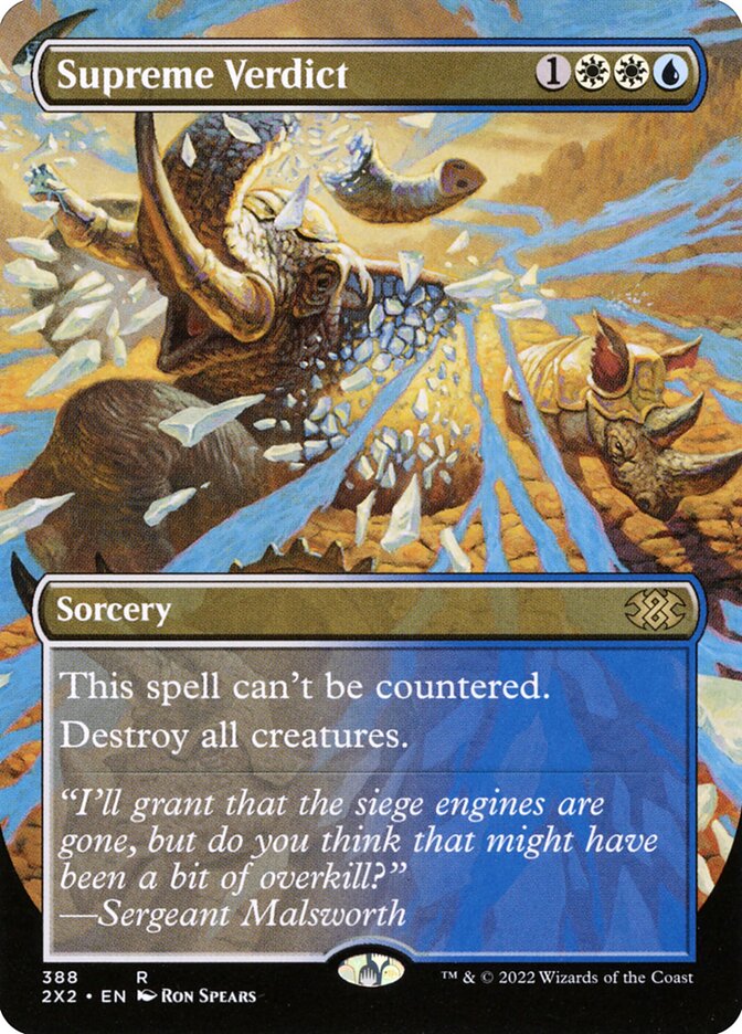 Supreme Verdict — Double Masters 2022 #388 (Foil)