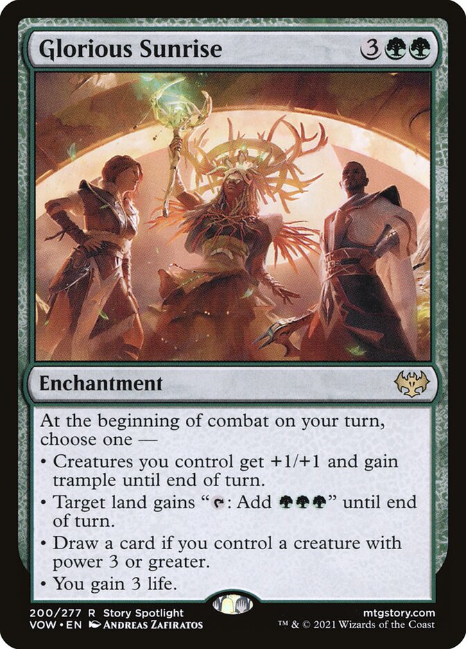 Glorious Sunrise — Innistrad: Crimson Vow #200