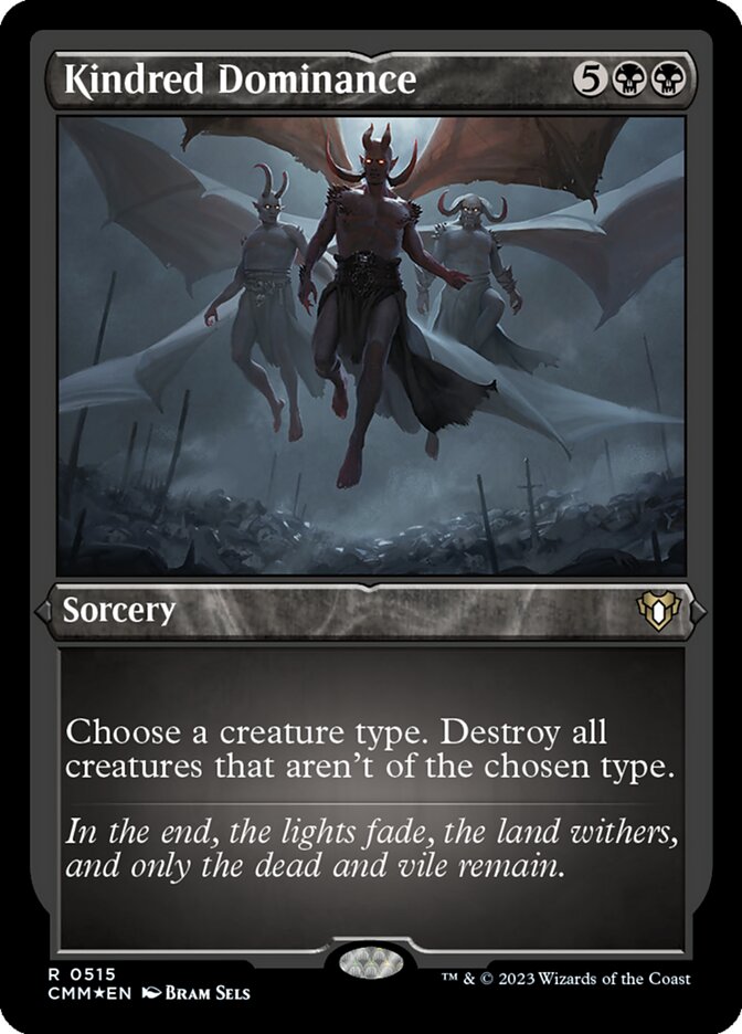 Kindred Dominance — Commander Masters #515 (Etched Foil)