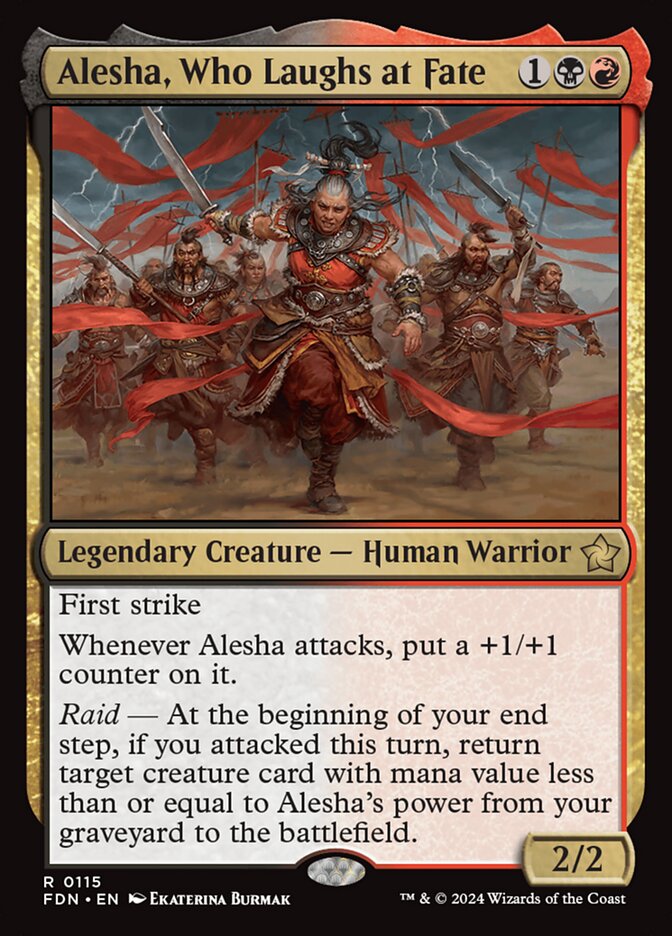 Alesha, Who Laughs at Fate — Foundations #115