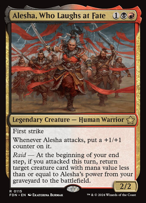 Alesha, Who Laughs at Fate — Foundations #115