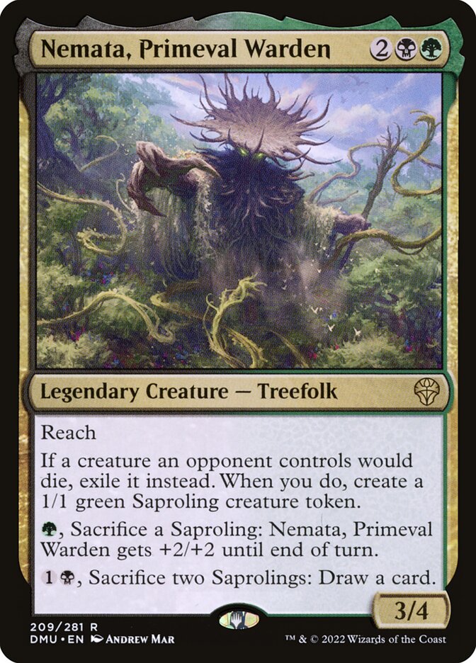 Nemata, Primeval Warden — Dominaria United #209 (Foil)