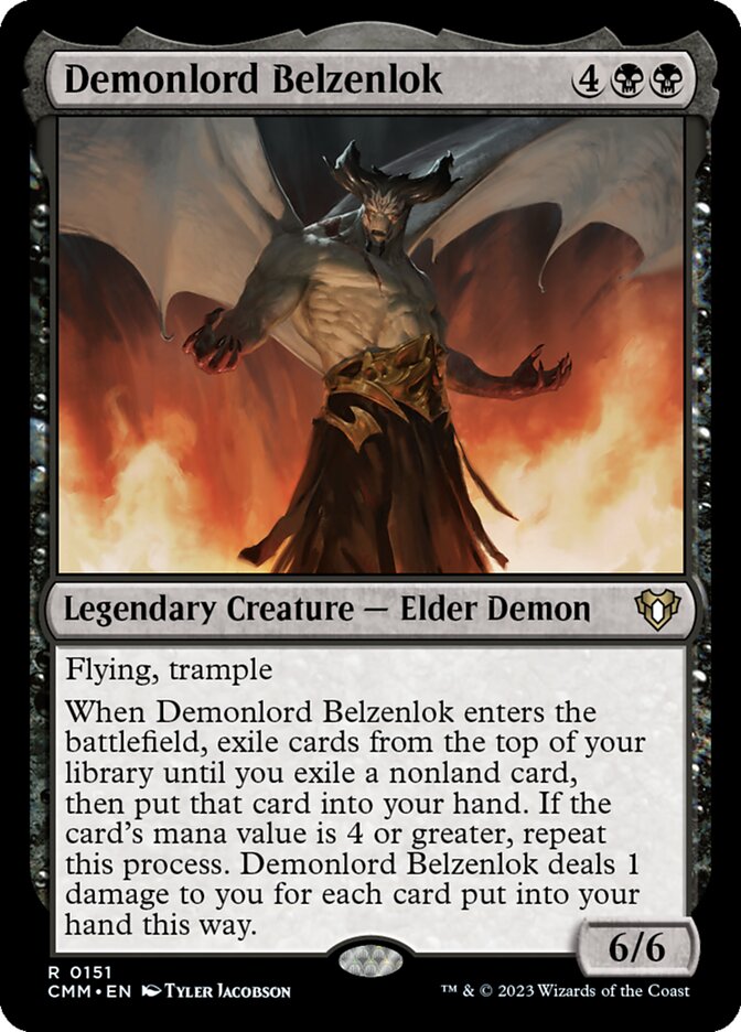 Demonlord Belzenlok — Commander Masters #151