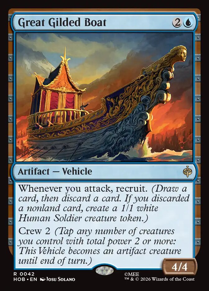 Great Gilded Boat — The Hobbit #42