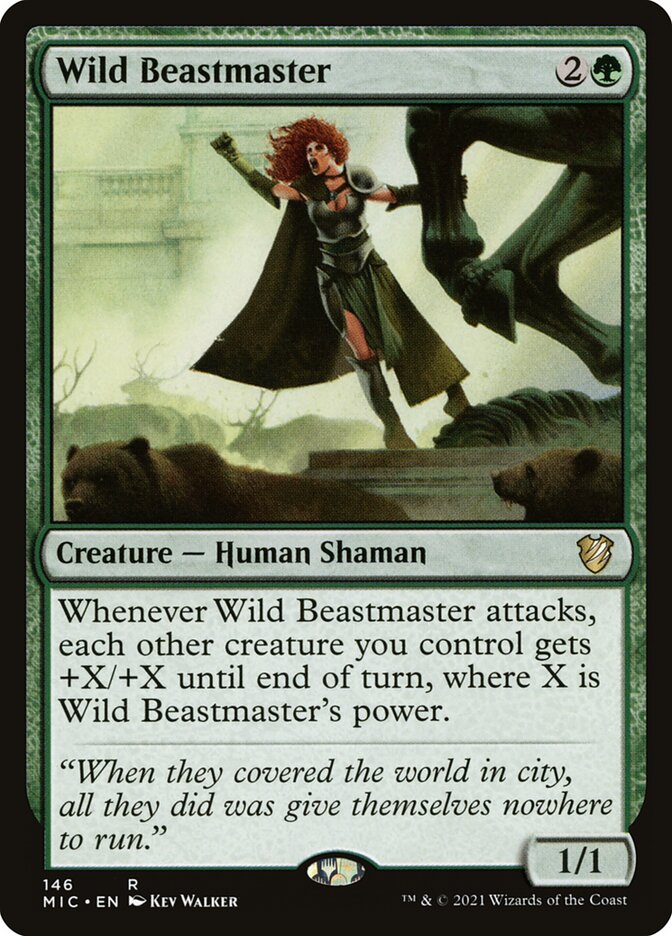 Wild Beastmaster — Midnight Hunt Commander #146