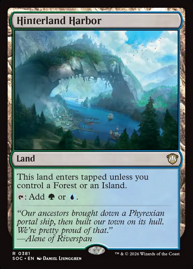 Hinterland Harbor — Secrets of Strixhaven Commander #381