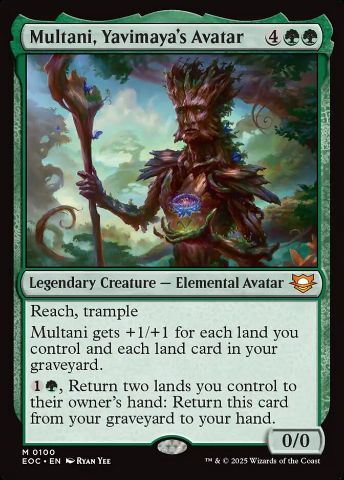 Multani, Yavimaya's Avatar — Edge of Eternities Commander #100
