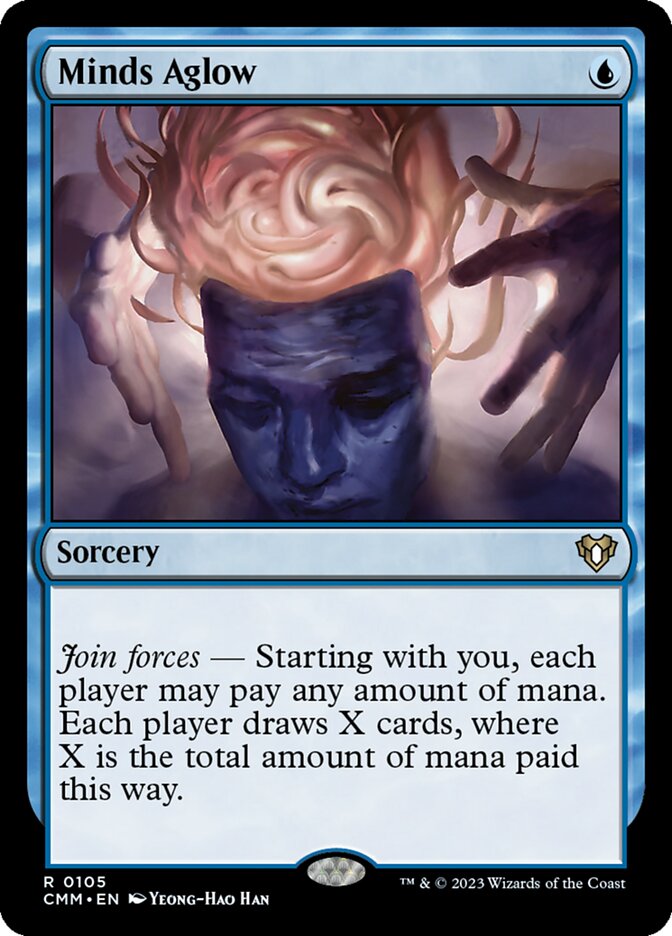 Minds Aglow — Commander Masters #105 (Foil)
