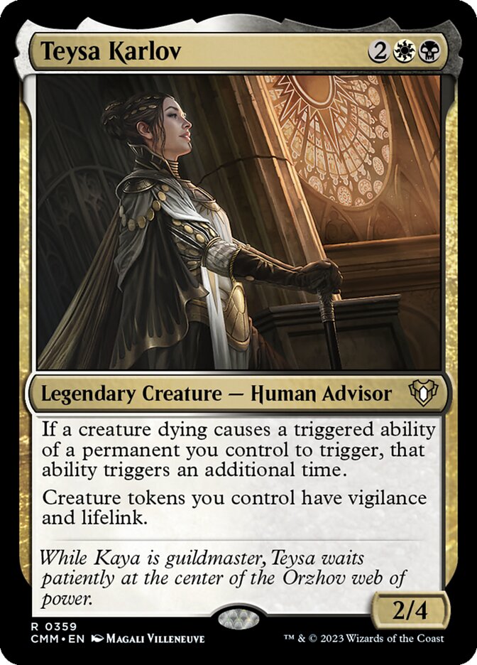 Teysa Karlov — Commander Masters #359
