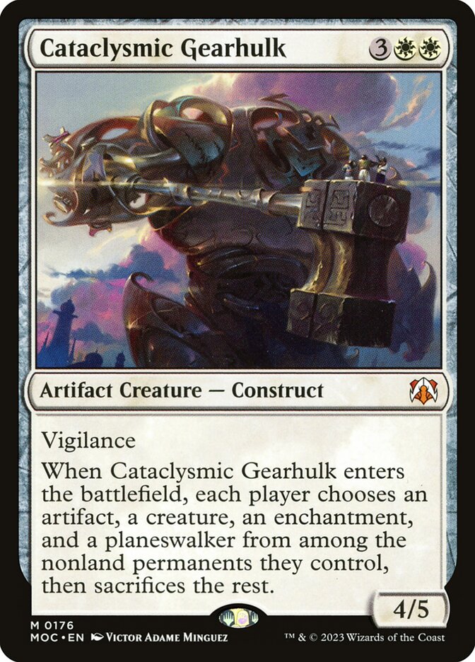 Cataclysmic Gearhulk — March of the Machine Commander #176