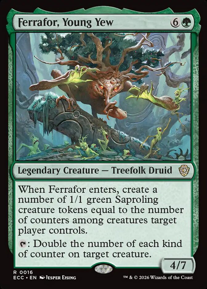 Ferrafor, Young Yew — Lorwyn Eclipsed Commander #16