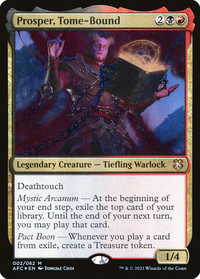 Prosper, Tome-Bound — Forgotten Realms Commander #2 (Foil)