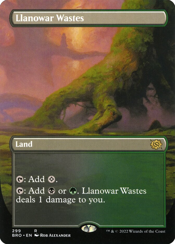 Llanowar Wastes — The Brothers' War #299