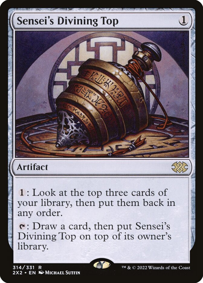 Sensei's Divining Top — Double Masters 2022 #314 (Foil)