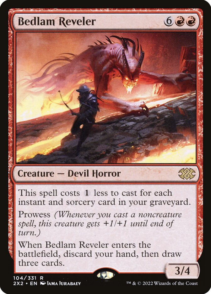 Bedlam Reveler — Double Masters 2022 #104 (Foil)