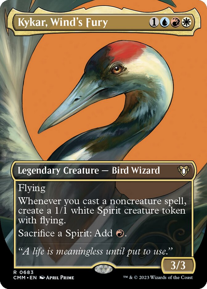 Kykar, Wind's Fury — Commander Masters #683 (Foil)