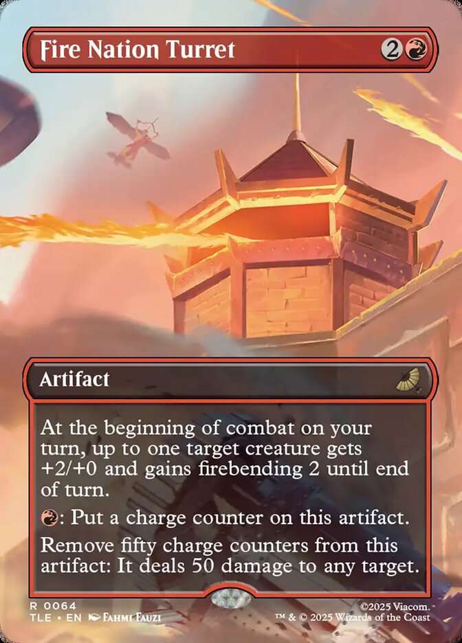 Fire Nation Turret — Avatar: The Last Airbender Eternal #64 (Foil)