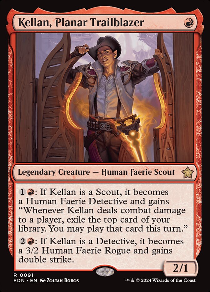 Kellan, Planar Trailblazer — Foundations #91