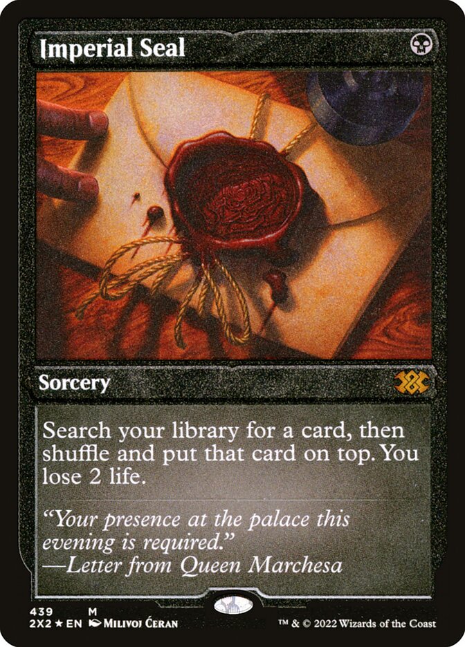 Imperial Seal — Double Masters 2022 #439 (Etched Foil)