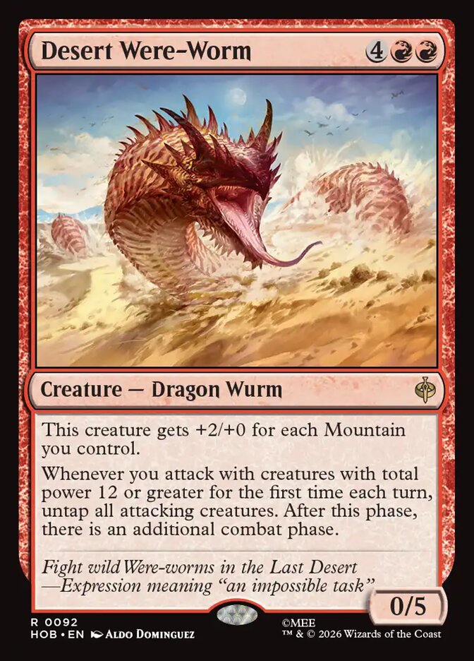 Desert Were-Worm — The Hobbit #92