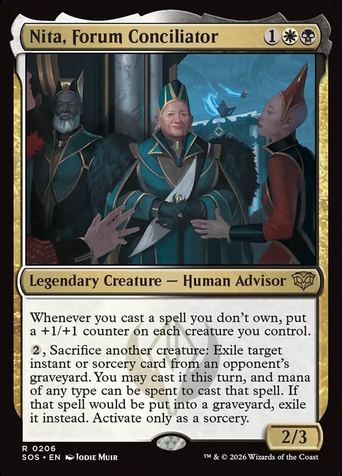 Nita, Forum Conciliator — Secrets of Strixhaven #206 (Foil)