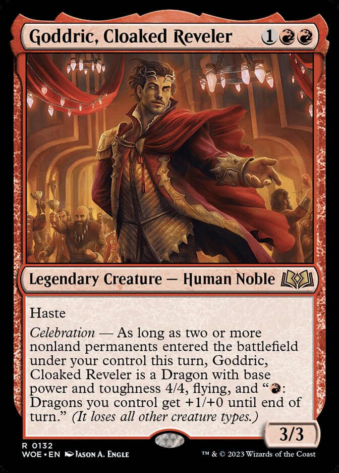 Goddric, Cloaked Reveler — Wilds of Eldraine #132